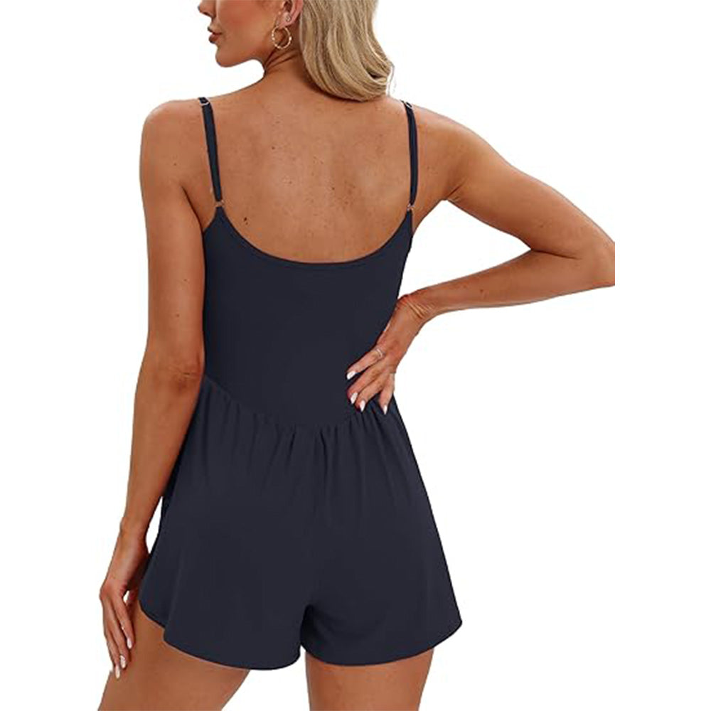 🌴Summer Breeze Essential! Double-Lined Short Romper✨ Adjustable Spaghetti Strap💃 No-Slip Sleeveless Jumpsuit | TikTok’s Hotlist 🌴Summer Breeze Essential! Double-Lined Short Romper✨ Adjustable Spaghetti Strap💃 No-Slip Sleeveless Jumpsuit | TikTok’s Hotlist